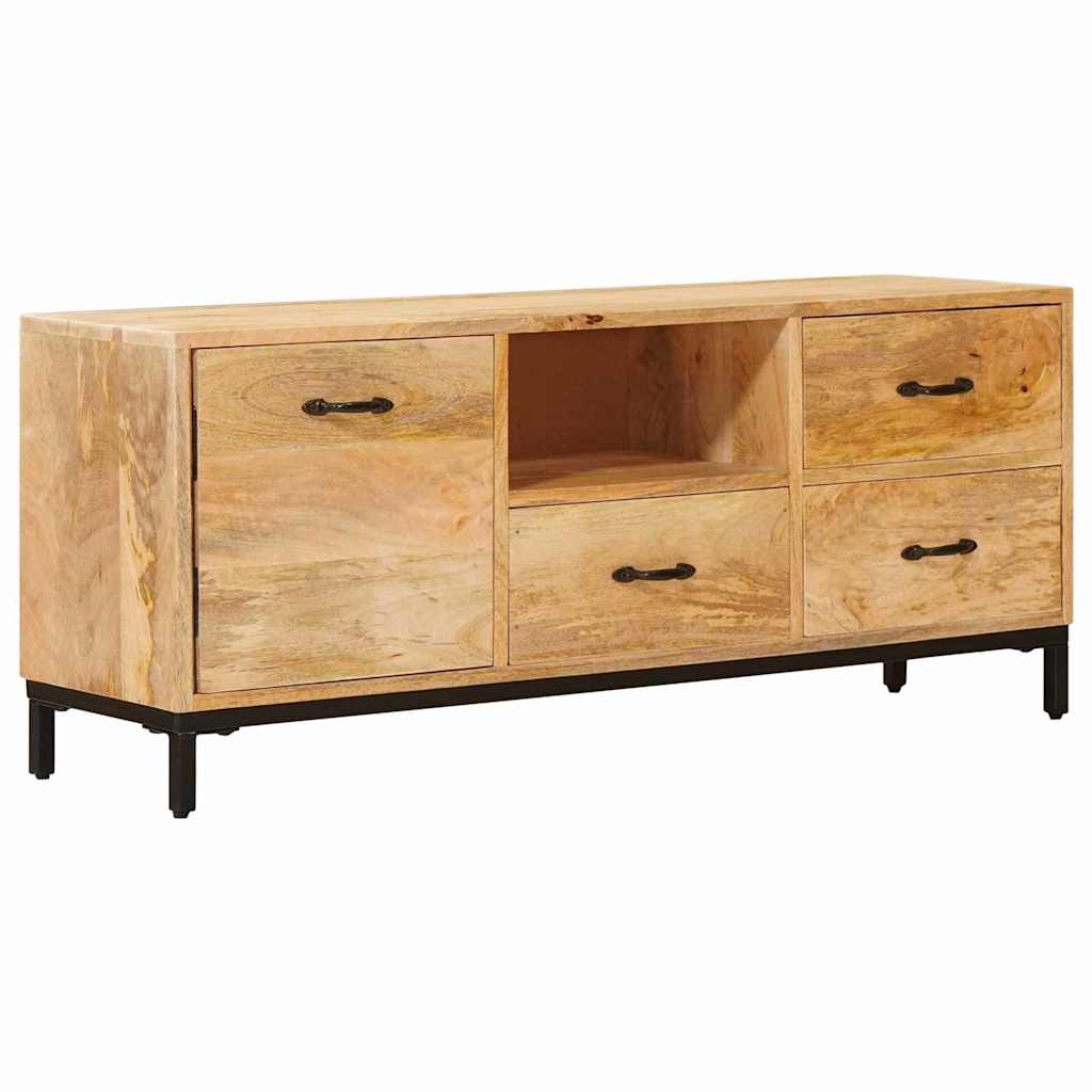 Stojany Na Tv Hnědá 110 X 30 X 46 Cm Masivní Mangové Dřevo