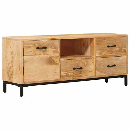 Stojany Na Tv Hnědá 110 X 30 X 46 Cm Masivní Mangové Dřevo