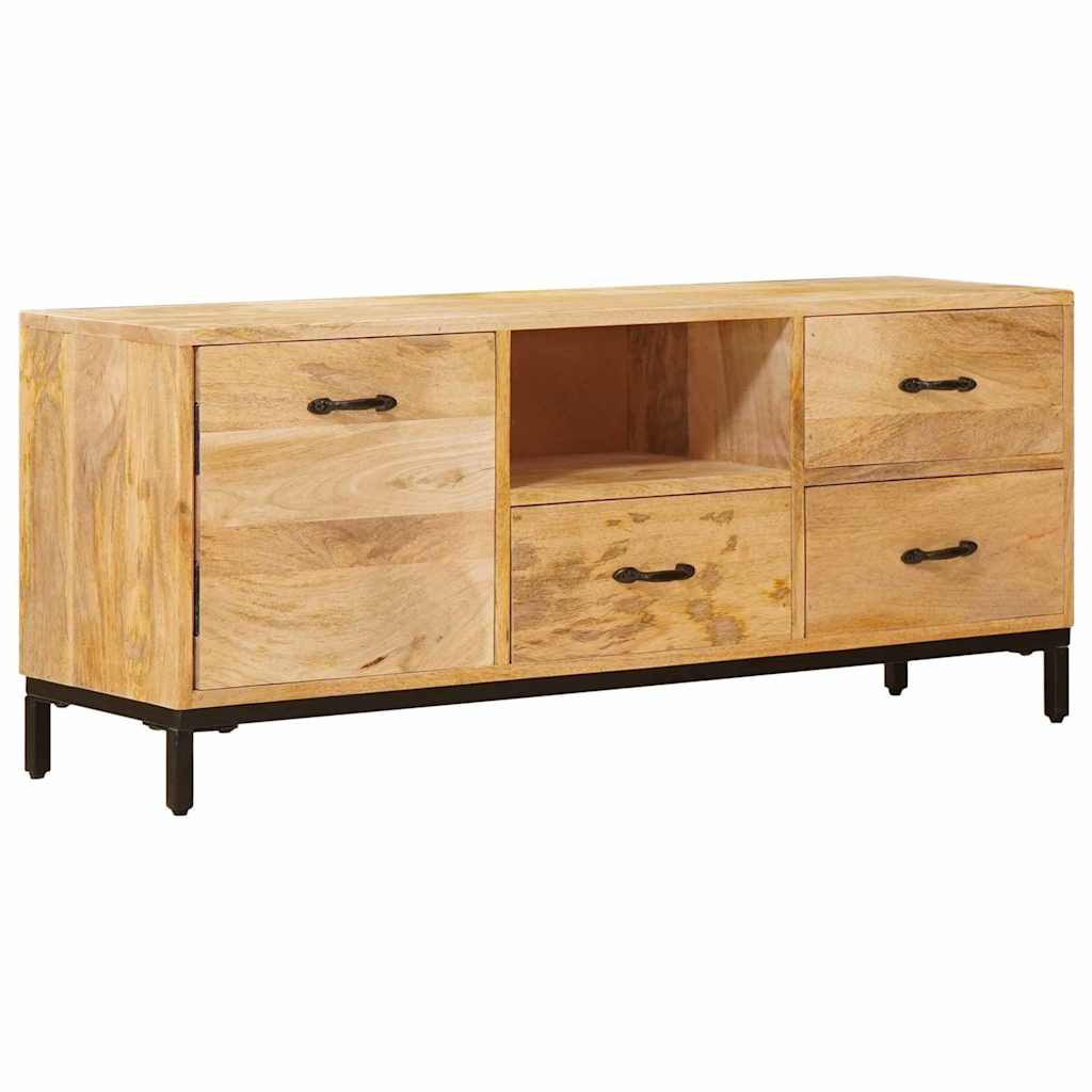 Stojany Na Tv Hnědá 110 X 30 X 46 Cm Masivní Mangové Dřevo