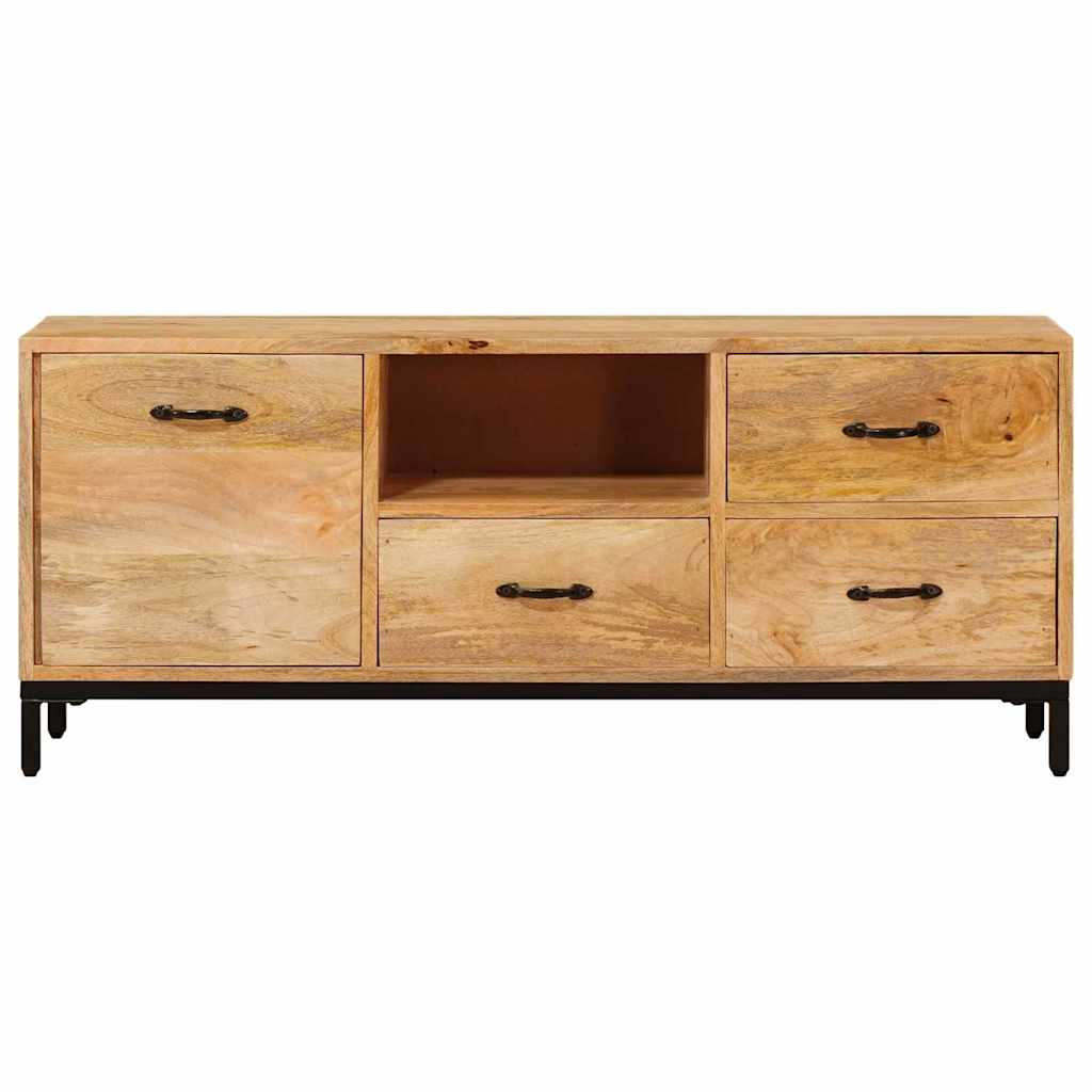 Stojany Na Tv Hnědá 110 X 30 X 46 Cm Masivní Mangové Dřevo