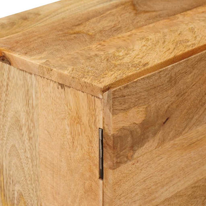 Úložné Skříně Hnědá 110 X 30 X 40 Cm Masivní Mangové Dřevo
