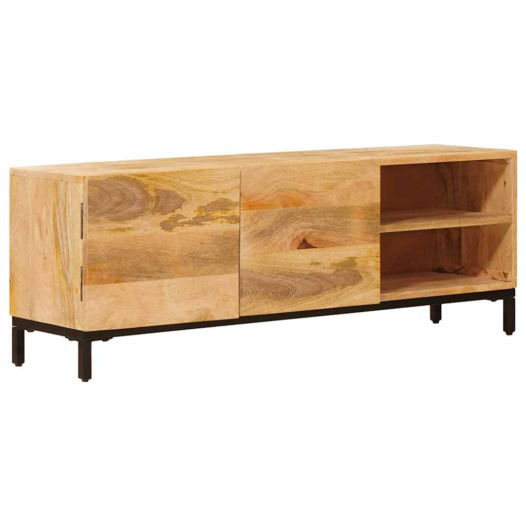 Úložné Skříně Hnědá 110 X 30 X 40 Cm Masivní Mangové Dřevo