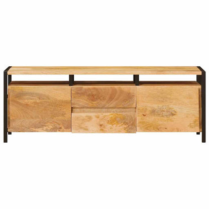 Úložné Skříně Hnědá 110 X 30 X 40 Cm Masivní Mangové Dřevo