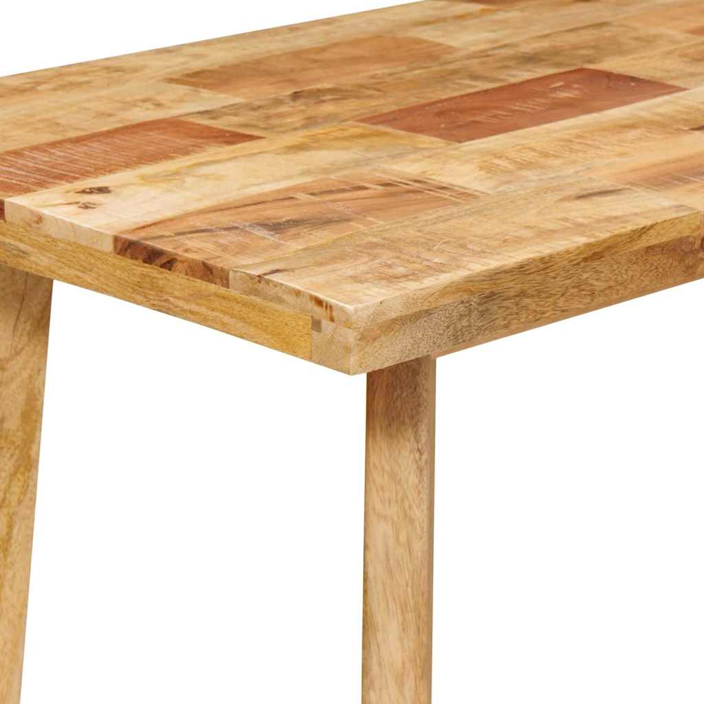 Jídelní Stůl Přírodní 100 X 55 X 75 Cm Masivní Mangové Dřevo