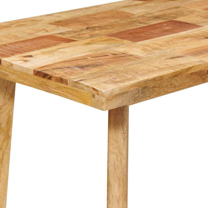 Jídelní Stůl Přírodní 100 X 55 X 75 Cm Masivní Mangové Dřevo
