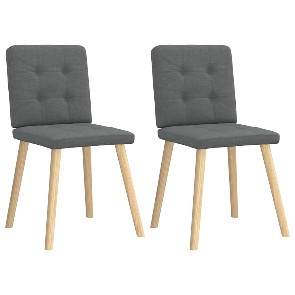 Jídelní Židle 2 Ks Modré Textil