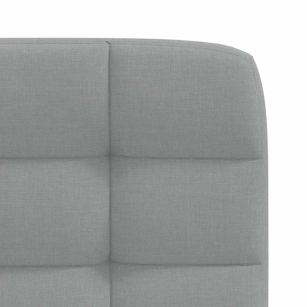 Jídelní Židle 2 Ks Světle Šedé Textil