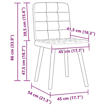 Jídelní Židle 2 Ks Světle Šedé Textil