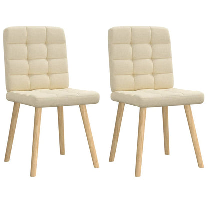 Jídelní Židle 6 Ks Světle Šedé Textil