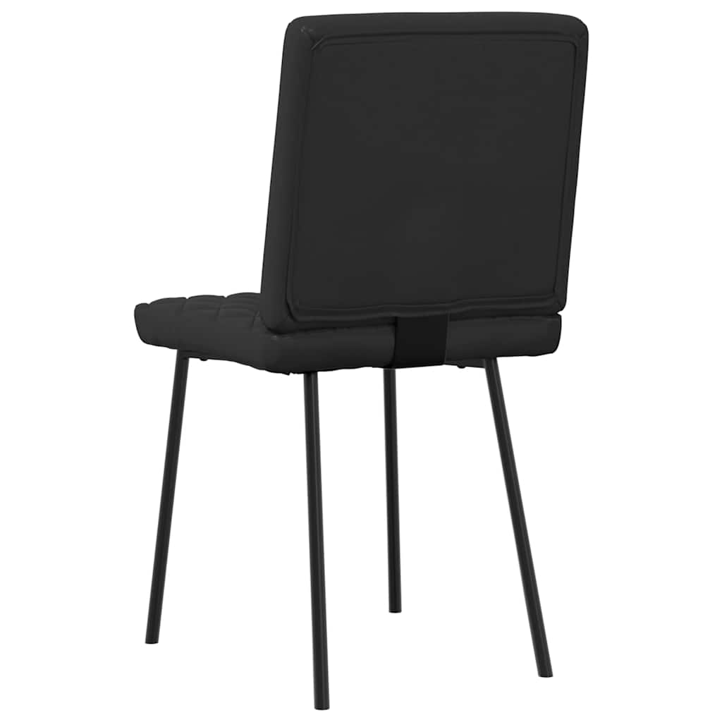 Jídelní Židle 2 Ks Černé Umělá Kůže