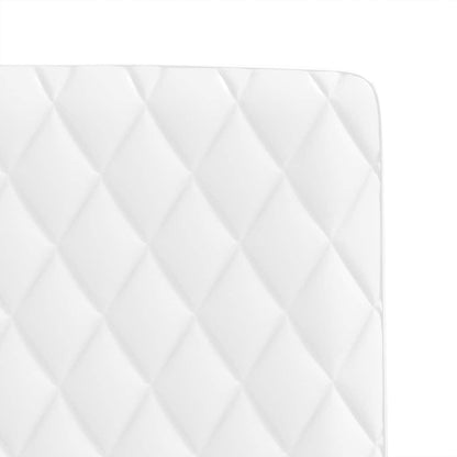 Jídelní Židle 2 Ks Bílé Umělá Kůže