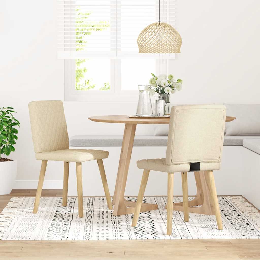 Jídelní Židle 4 Ks Černé Textil