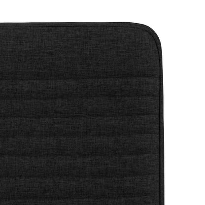 Jídelní Židle 2 Ks Černé Textil