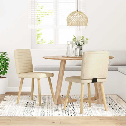 Jídelní Židle 6 Ks Světle Šedé Textil