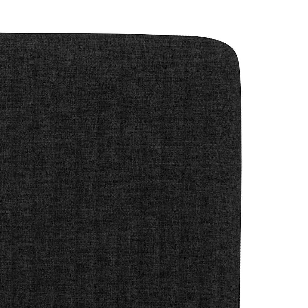 Jídelní Židle 2 Ks Černé Textil