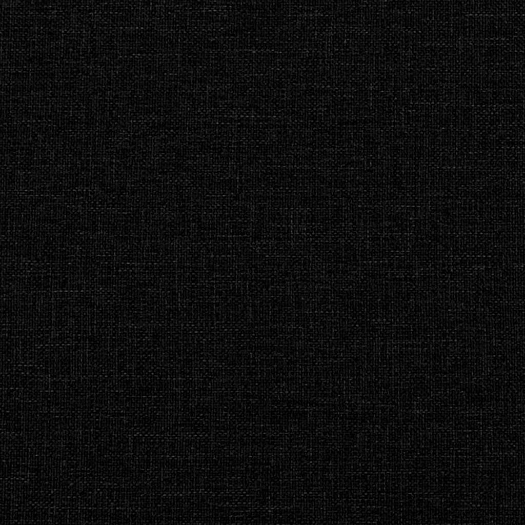 Jídelní Židle 2 Ks Černé Textil