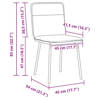 Jídelní Židle 2 Ks Černé Samet