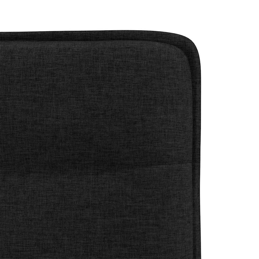 Jídelní Židle 2 Ks Černé Textil