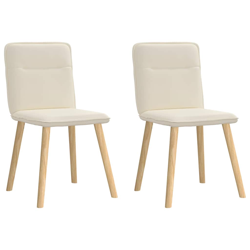 Jídelní Židle 2 Ks Modré Textil