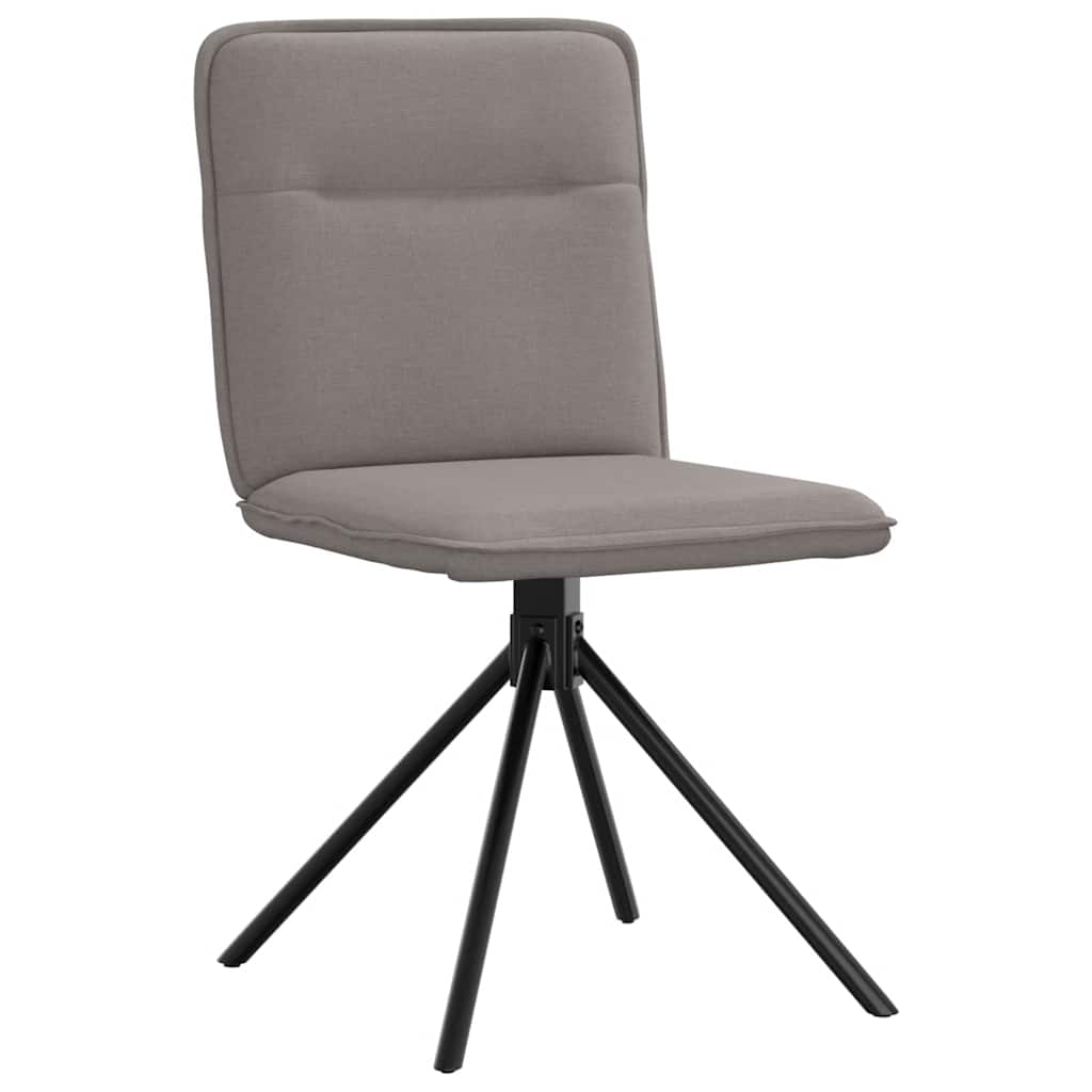 Jídelní Židle 2 Ks Taupe Textil