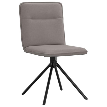Jídelní Židle 2 Ks Taupe Textil