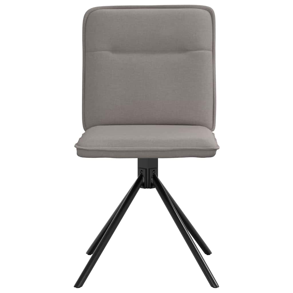 Jídelní Židle 2 Ks Taupe Textil