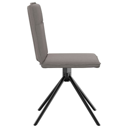 Jídelní Židle 2 Ks Taupe Textil