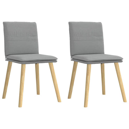 Jídelní Židle 4 Ks Tmavě Šedé Textil