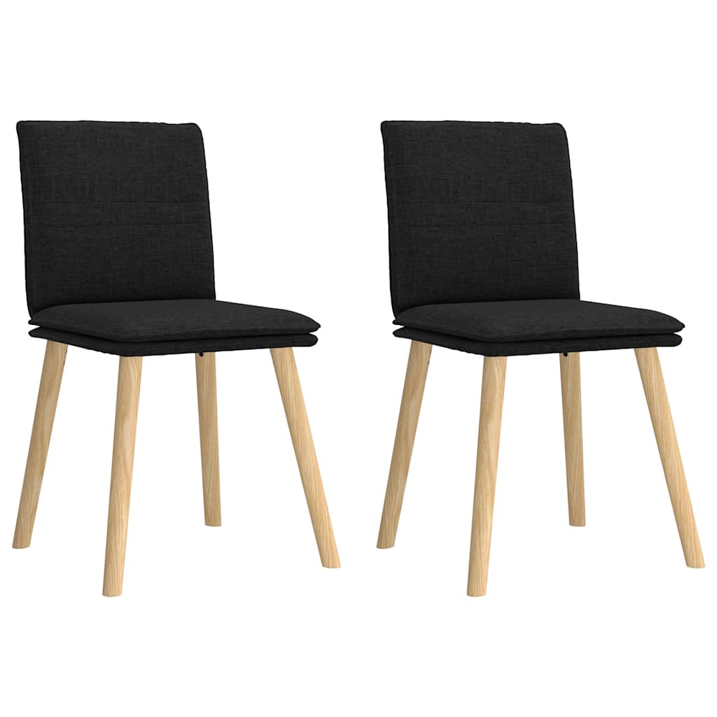 Jídelní Židle 4 Ks Tmavě Šedé Textil