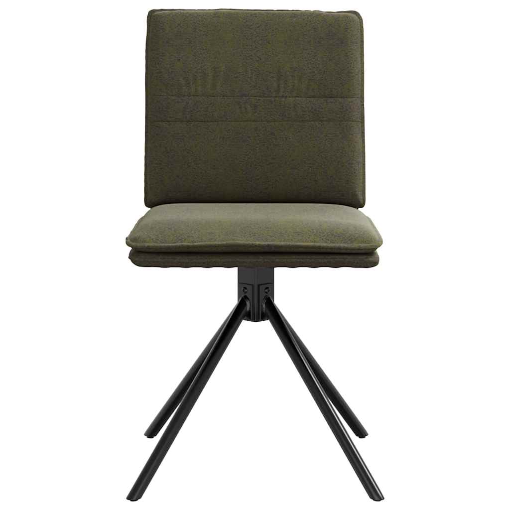 Jídelní Židle Army Zelená Umělá Semišová Kůže