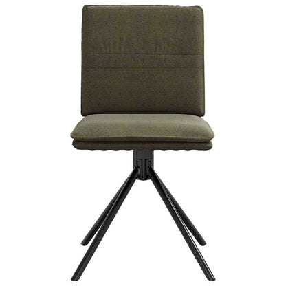 Jídelní Židle Army Zelená Umělá Semišová Kůže