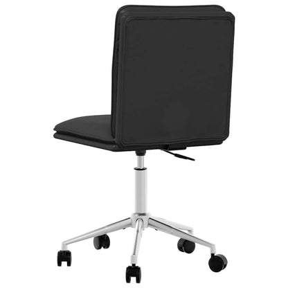 Jídelní Židle Černá Umělá Kůže