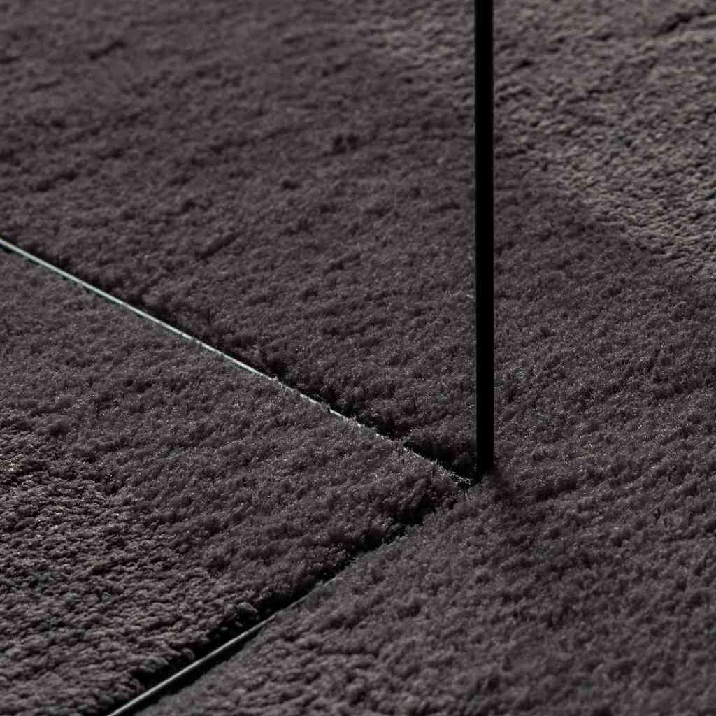 Koberec Huarte Antracitová 120 X 170 Cm Polyester