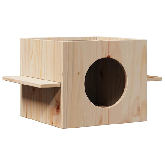 Kočičí Domeček 51X35X30 Cm Masivní Borové Dřevo
