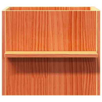 Kočičí Domeček Voskově Hnědá 51X35X30 Cm Masivní Borové Dřevo