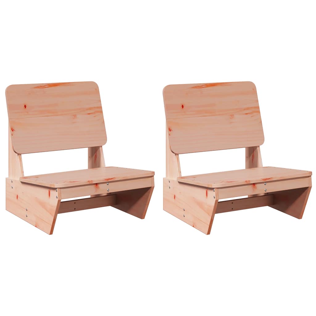 Zahradní Židle 2 Ks 60X64X70,5 Cm Přírodní