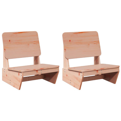 Zahradní Židle 2 Ks 60X64X70,5 Cm Přírodní