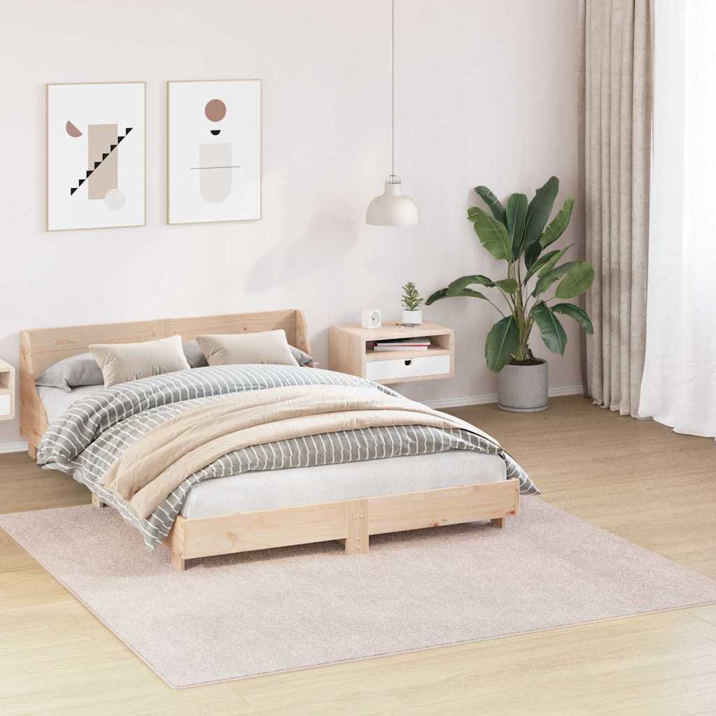 Protiskluzový Shaggy Koberec Krémová 200 X 200 Cm Pp