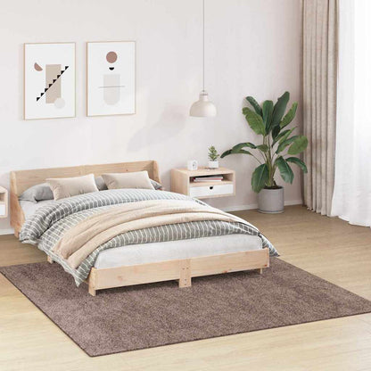 Protiskluzový Shaggy Koberec Hnědá 200 X 200 Cm Pp