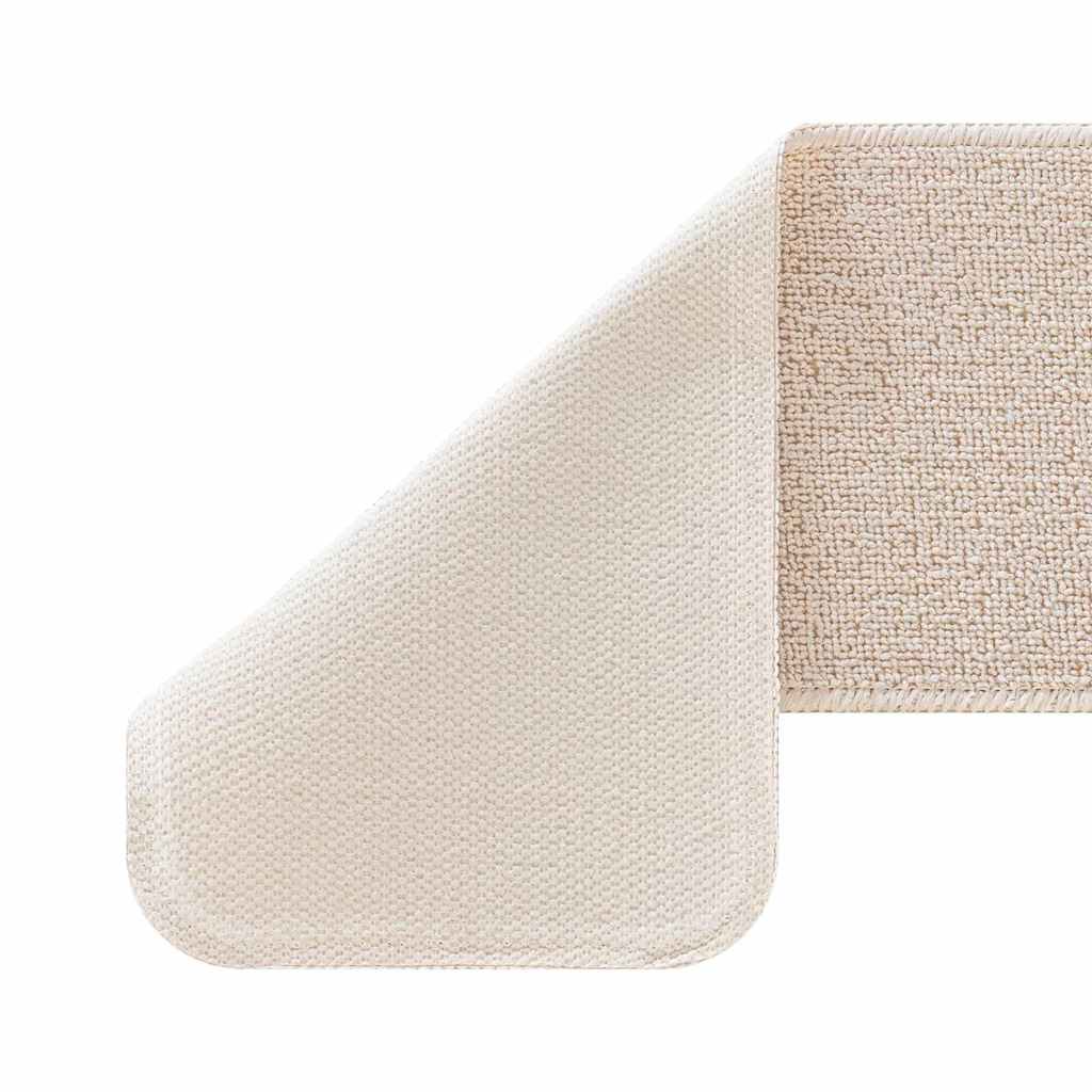 Protiskluzové Podložky Na Schody 15 Ks 75 X 20 Cm Krémová Pp
