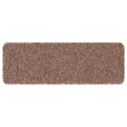 Protiskluzové Podložky Na Schody 15 Ks 60 X 25 Cm Hnědá Pp