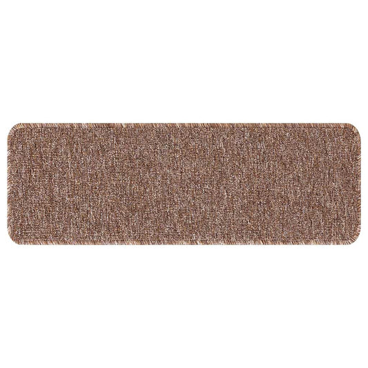 Protiskluzové Podložky Na Schody 15 Ks 60 X 25 Cm Hnědá Pp