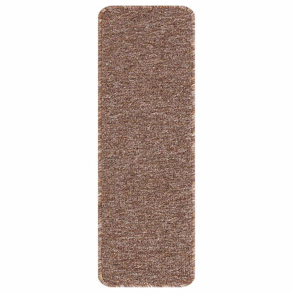 Protiskluzové Podložky Na Schody 15 Ks 60 X 25 Cm Hnědá Pp