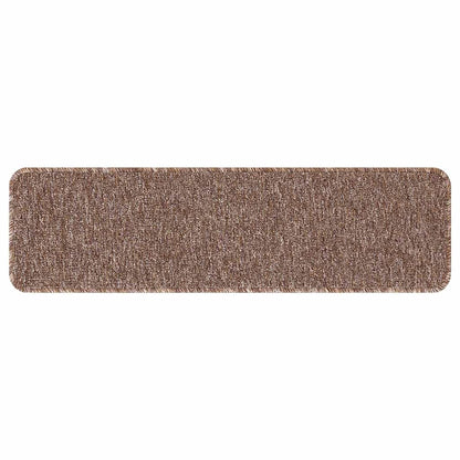 Protiskluzové Podložky Na Schody 15 Ks 75 X 20 Cm Hnědá Pp