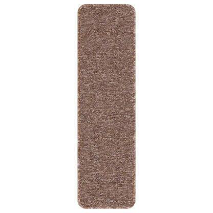 Protiskluzové Podložky Na Schody 15 Ks 75 X 20 Cm Hnědá Pp