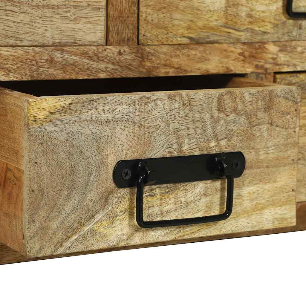 Konferenční Stolek Hnědá 90 X 50 X 38 Cm Masivní Mangové Dřevo