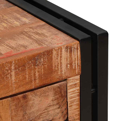 Highboard S Dveřmi Hnědá Masivní Recyklované Dřevo A Kov