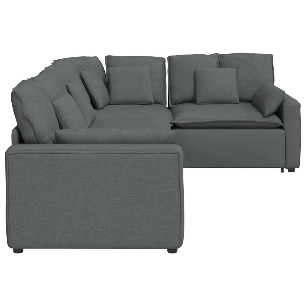 Modulární Pohovka S Polštáři Textil