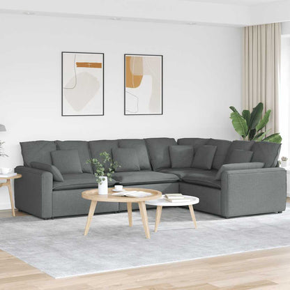 Modulární Pohovka S Polštáři Textil