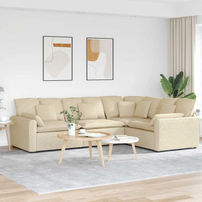 Modulární Pohovka S Polštáři Textil